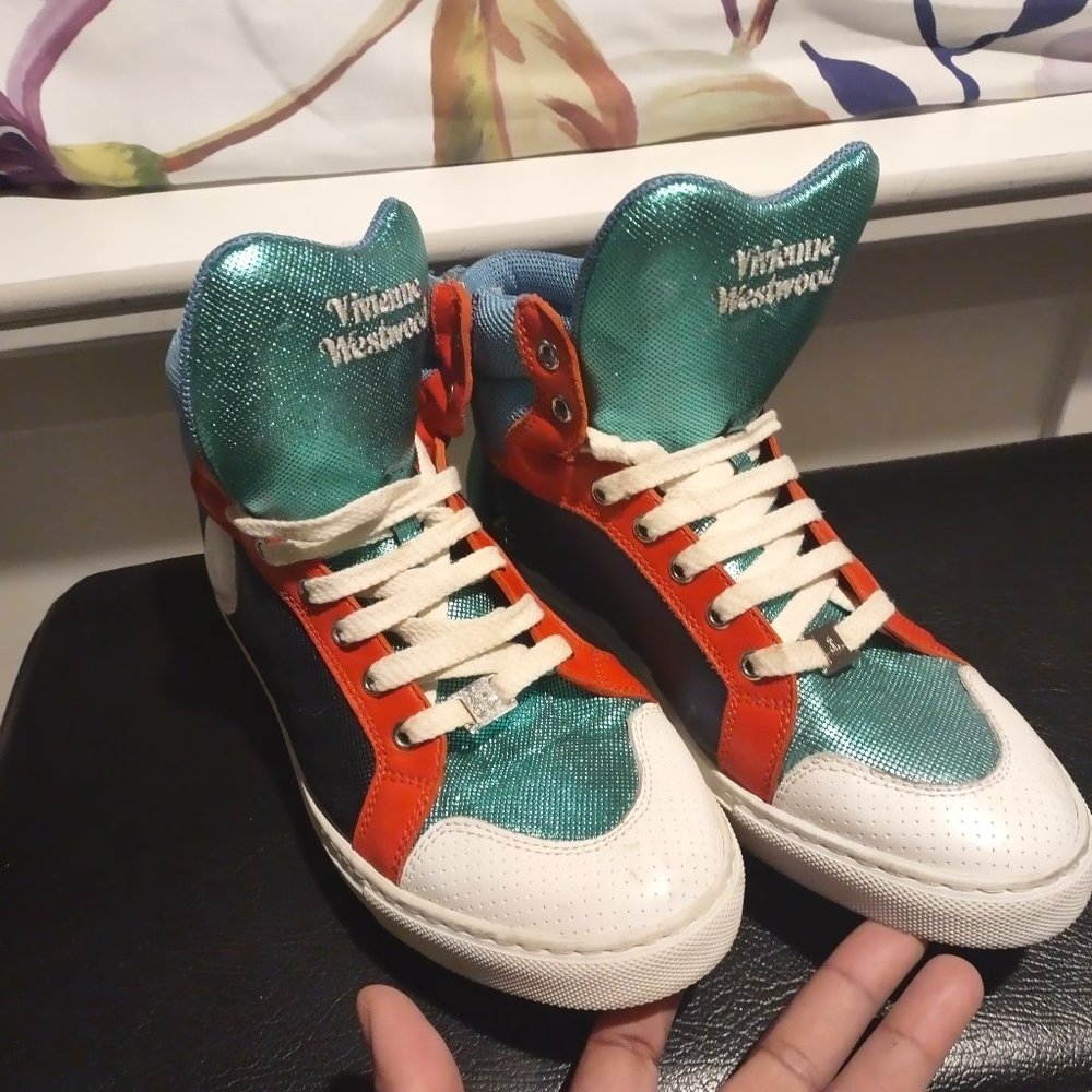 Limited Edition Vivienne Westwood Sneakers Rare Uk High Top Sneaker!